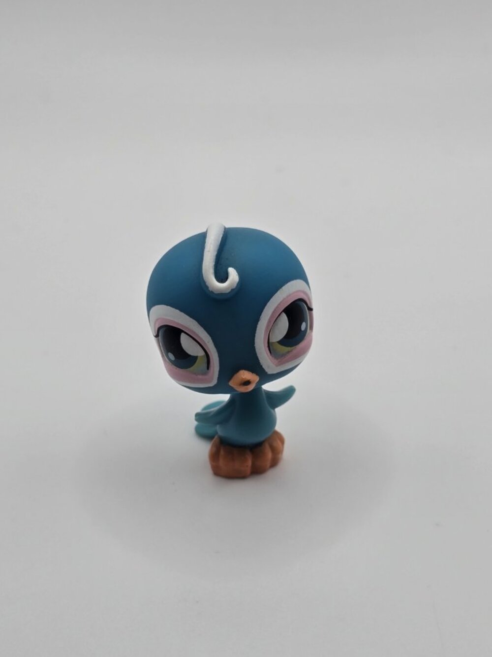 Littlest Pet Shop PARAKEET #43- Hasbro LPS Authentic- NECK PEG ISSUE READ